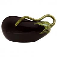 Блюдо с крышкой  Баклажан 31,5х17 см Bordallo Pinheiro