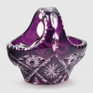 Корзинка  15 см аметист хрусталь Арнштадт