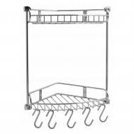 Полка металлическая угловая  30х34х22 см Wasserkraft