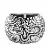 Стакан для зубных щеток  серебряный 13х8,5х9 см Wasserkraft