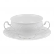 Чашка с блюдцем для бульона 18 см недекор BERNADOTTE