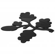 Подставка под горячее  PG001-B 194х175х7 мм черная Gala