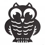 Подставка под горячее  PG004-B 194х175х7 мм черная Gala