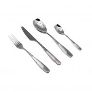 Набор столовых приборов  Lizz 6 персон 24 предмета Серебристый Herdmar
