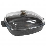 Жаровня квадрат  Диамонд d1126g 26x26 см 2,5 л Виктория