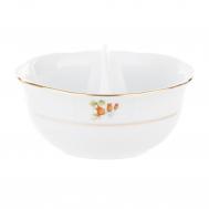 Солонка двойная; декор Мелкие цветы, отводка золото 1794 THUN