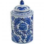 Ваза с крышкой  19х19х34 см ГЛАСАР