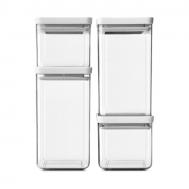 Набор контейнеров  4 предмета Белый 0,7 л; 1,6 л Brabantia