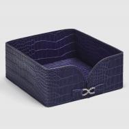 Подставка  для салфеток фиолетовая 16x16x7 см Deria