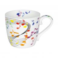 Кружка  Ноты фарфор 425 мл Konitz