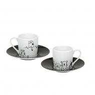 Набор чашек  Tierwelt 85 мл 2 шт Konitz