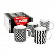 Набор кружек  Оптическая Иллюзия 4 шт Konitz
