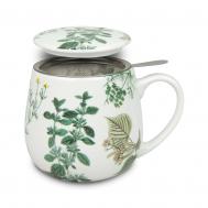 Кружка с ситечком  Травы 420 мл Konitz