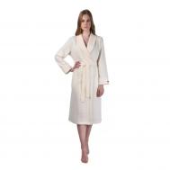 Халaт вафельный женский  Сенсо р.54 молочный Cleanelly
