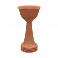 Кашпо колонна  alba 43 см терракотовое Bama flower