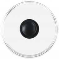 Стеклянная крышка  прозрачная 22 см HITT