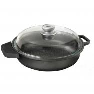 Сотейник  Blackplus с крышкой 32 см 4,5 л Risoli