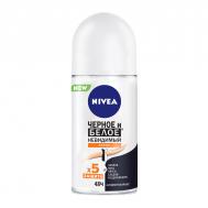 Дезодорант шариковый для женщин  Черное и белое Невидимый Extra 50 мл NIVEA