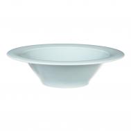 Тарелка глубокая  Эстет 22 см голубая Башкирский фарфор