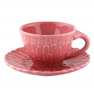 Чайная пара  Королева Эстева роз 300 мл Top Art Studio