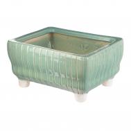 Кашпо  для цветов на ножках мятный 24х19 Viet Thanh