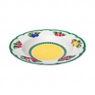 Тарелка глубокая  1794 Фрукты 23 см THUN