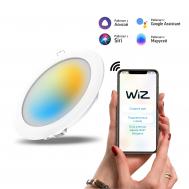Умный Wi-Fi светильник встраиваемый  Smart Home 16W 1600лм управление голосом/смартфоном, с изменением температуры, диммируемый Gauss
