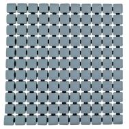 Коврик для ванной комнаты  Nevis серый 54х54 см Ridder