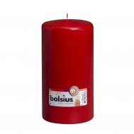 Свеча  20x10 см красная Bolsius