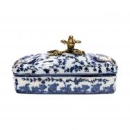 Шкатулка  с птичкой 23x20x13см ГЛАСАР