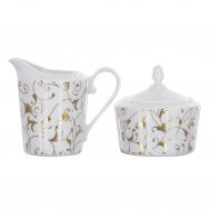 Сахарница и молочник  Cosmopolitan Classic "Золотой узор" Cmielow