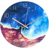 Настенный часы  космическая туманность 29,5х29,5 см JJT