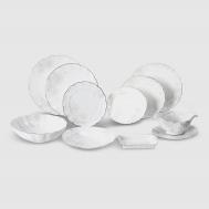 Сервиз столовый  Магнолия грэй 1 6/27 платиновая лента Hatori