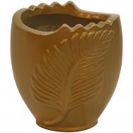 Кашпо  Папоротник 46x46 бронза Hoang pottery