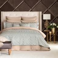 Покрывало с подушками и наволочками  Борха голубое 260х260 см Togas