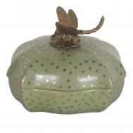 Шкатулка со стрекозой  14x10x10см ГЛАСАР