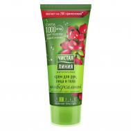 Крем-аква для лица и тела Чистая Линия Универсальный 200 мл ЧИСТАЯ ЛИНИЯ