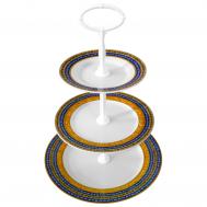 Этажерка 3-х ярусная  Cairo Сине-желтые полоски THUN