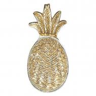 Блюдо декоративное  Ананас 10x2x21см ГЛАСАР