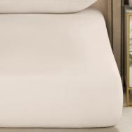 Простыня на резинке  Авари экрю 180х200+30 см Togas