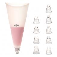 Мешок кондитерский с 9 насадками  Bake 22 см Kuchenprofi