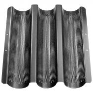 Форма для выпечки багетов  38х30х3,5 см Kuchenprofi