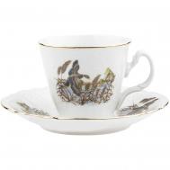 Чайная пара высокая  Охотничьи сюжеты 180 мл в ассортименте BERNADOTTE