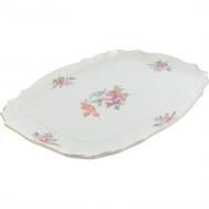 Поднос  Мейсенский букет 40 см BERNADOTTE