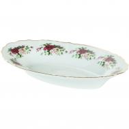 Блюдо овальное  Английская роза 24 см BERNADOTTE