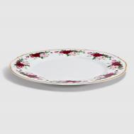 Набор тарелок десертных  Английская роза 19 см 6 шт отводка золото BERNADOTTE