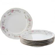 Набор десертных тарелок  Дикая роза 19 см 6 шт BERNADOTTE