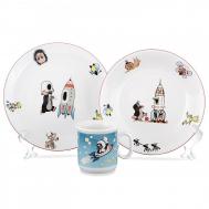 Набор детской посуды  Cairo Крот и ракета 3 предмета THUN