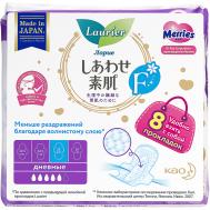 Женские дневные супертонкие гигиенические прокладки  F с крылышками, 5 капель, размер L, 8 шт Laurier