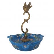 Блюдо с птичкой  16x16x19см ГЛАСАР